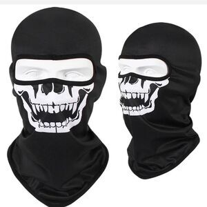 Tactical Skull Ghost Printed Full Face Mask Balaclava Halloween Ski Motorcycle